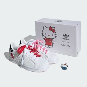 Hello Kitty x Adidas Superstar Sneakers